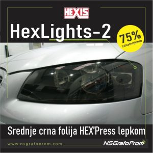 HEXIS HexLights-2 ( 75% zatamnjenje ) / 620mm
